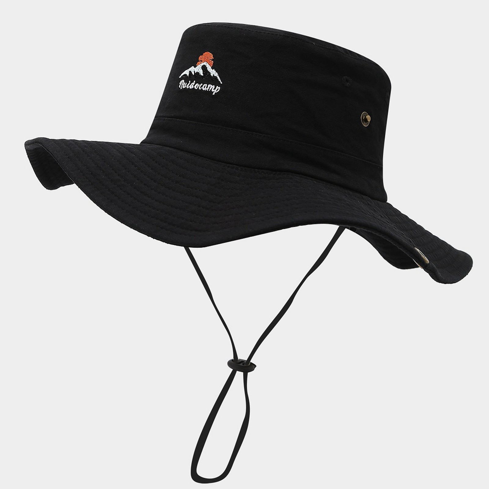 thumbnail image 4 of Sombrero vaquero unisex para el sol: gorra de pescador de ala ancha para senderismo y acampada, 4 of 4